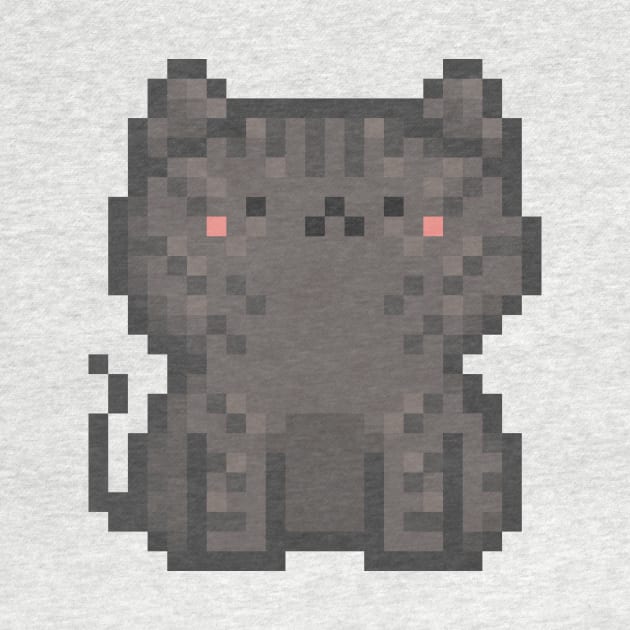 Pixel Quiet Tabby Cat 35 by Infinite Mew Mew